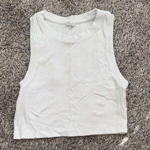 Aritzia Cropped High Neck Tank